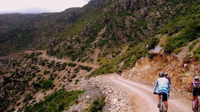 Chefchaouen parques con bicicleta