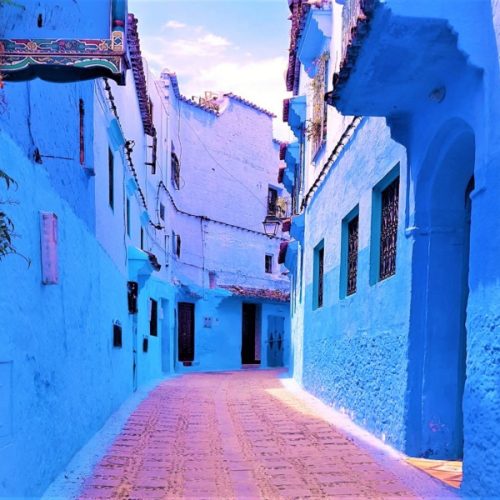 les rues de la medina de Chefchaouen